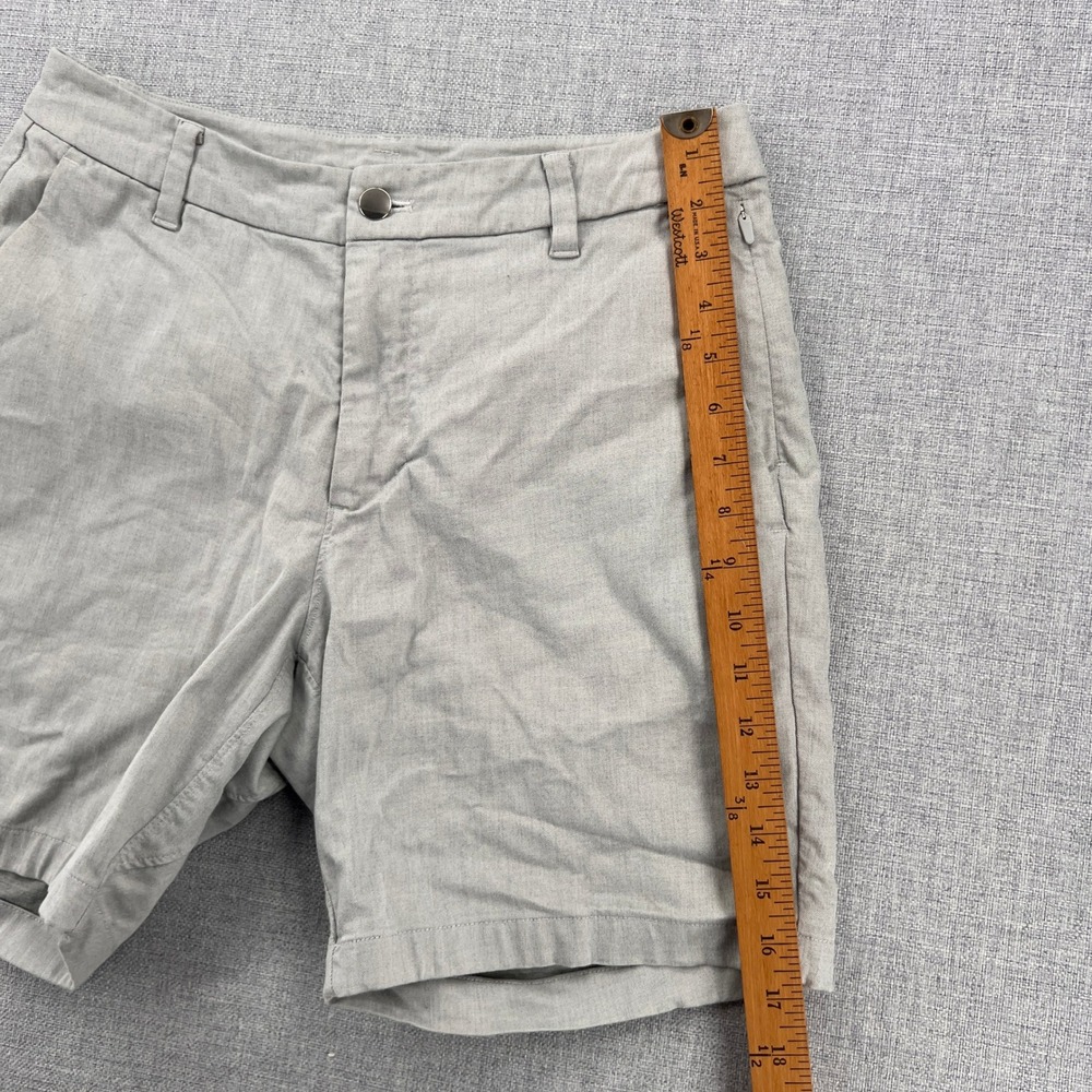 Lululemon Commission Classic Fit Shorts Men 30 Gray 7" Athleisure Clean Casual - Picture 7 of 10